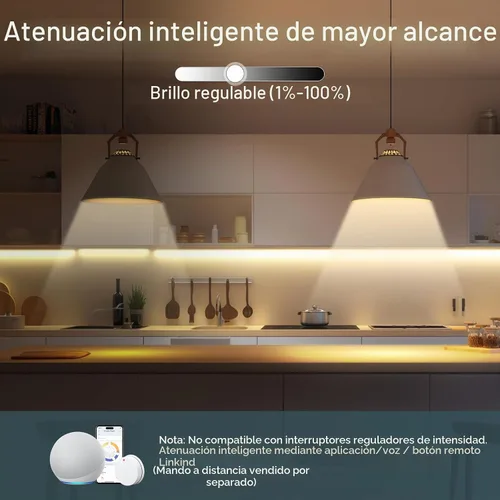 Vista 5 de Linkind Matter - Bombillas inteligentes, funcionan con Apple Home, Alexa, Google Home