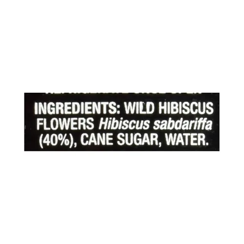 Vista 2 de WILD HIBISCUS FLOWER COMPANY Jarabe, 2.5 libras