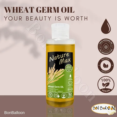 Vista 7 de Nature Max Aceite esencial de germen de trigo, aceites esenciales naturales sin diluir puro para el cuidado del cabello y la piel, prensado en frío