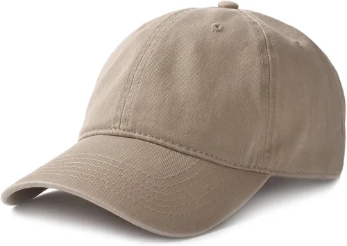 Vista 14 de FURTALK Gorra de béisbol unisex de algodón lavado sin estructura, ajustable, estilo vintage Beige