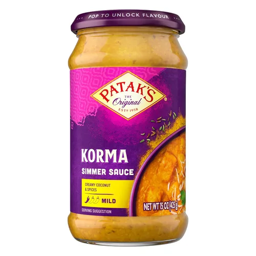 Vista 5 de PATAKS Jalfrezi - Salsa picante de curry picante y pimiento dulce, 15 onzas