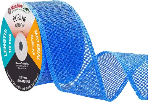 Vista 57 de Mandala Crafts Cinta de arpillera negra de 1.5 pulgadas de ancho para manualidades, rollo de 20 yardas de cinta rústica de arpillera para coronas
