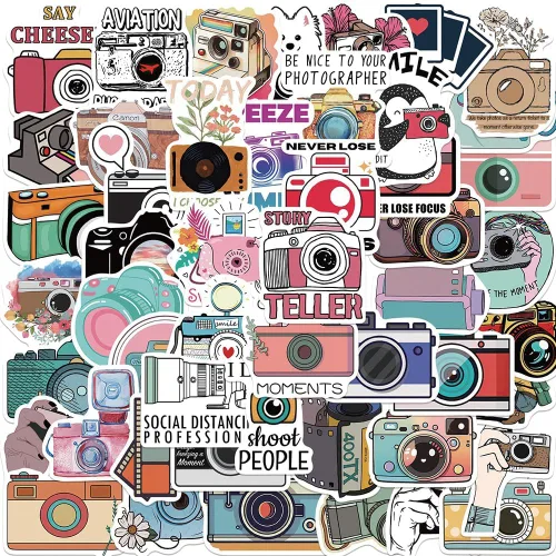 Vista 12 de Oregon Travel Stickers 58Pcs Oregon OR Waterproof Vinyl Decals Despegar y pegar a prueba de sol removible reutilizable para botellas de agua