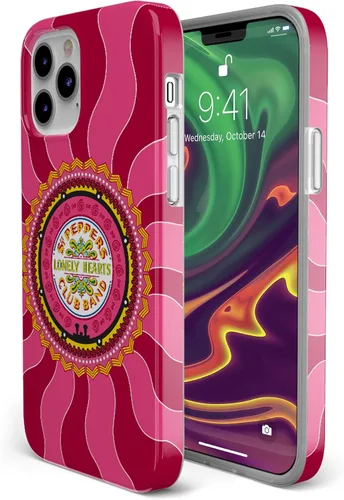 Vista 5 de Estuche Casely para iPhone 12 Pro Max Beatles Lonely Hearts Club SGT. Pepper's Clásico