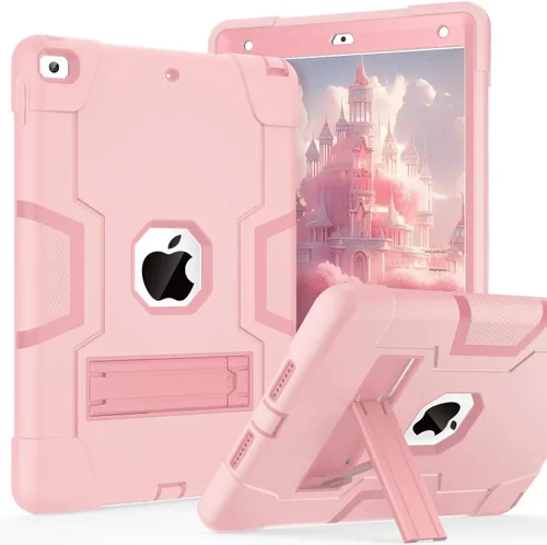 Vista 16 de Cantis - Funda para iPad de 9.ª generación/ 8.ª generación/ 7.ª generación, funda protectora resistente a los golpes con construcción robusta