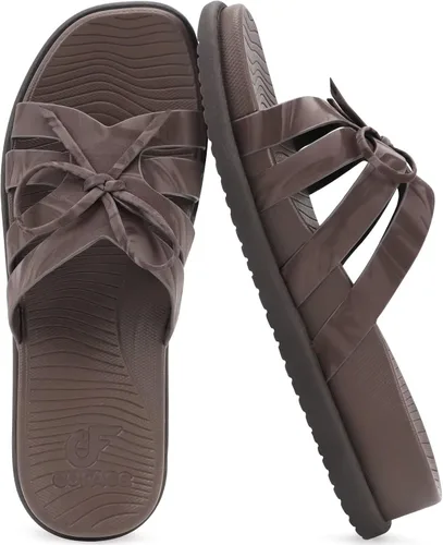Vista 16 de COFACE Sandalias ortopédicas elegantes para mujer, puntera cuadrada, cómodas, gruesas, atléticas, para recuperación, caminar, ligeras, de espuma