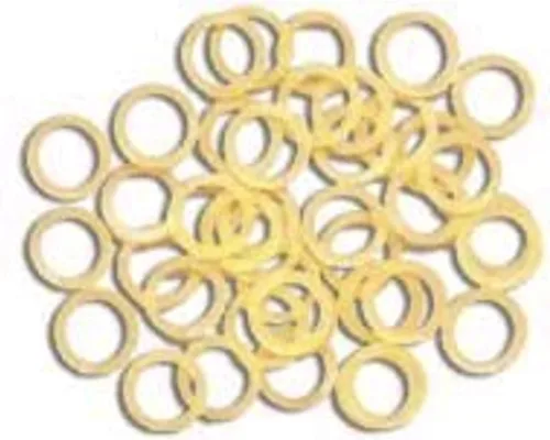 Vista 2 de Bandas elásticas para ortodoncia de 0.25 in de diámetro, ideales para trenzas y recogidos, 100