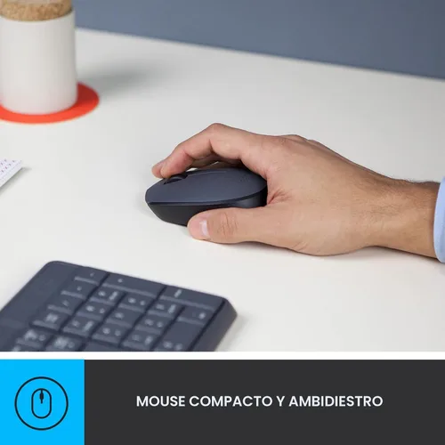 Vista 2 de Logitech Teclado y mouse inalámbrico MK235