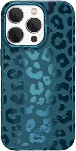 Vista 131 de VELVET CAVIAR Funda compatible con MagSafe para iPhone 15, probada en caídas de 10 pies, estampado de leopardo y amatista morada