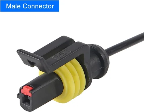 Vista 4 de AITRIP Kit de 10 conectores de 1 pines, conector eléctrico impermeable para automóvil, conector eléctrico de 1 pin con cable 16 AWG marino
