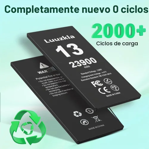 Vista 5 de Batería de 23900 mAh compatible con iPhone 13, batería de gran capacidad compatible con iPhone 13, con kits de herramientas completos, 0 ciclos