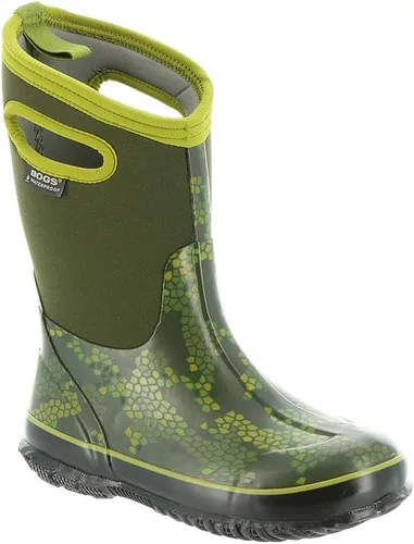 Vista 31 de BOGS Botas de nieve unisex de neopreno con aislamiento de goma de alta impermeabilidad para niños Negro