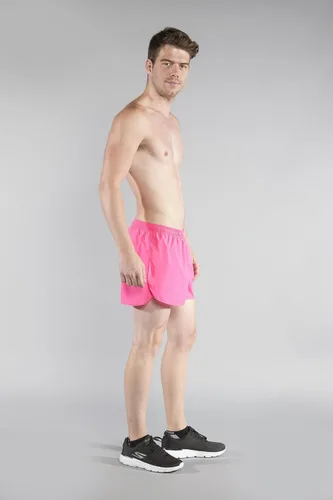 Vista 4 de BOA 1206B - Pantalón corto de entrenamiento para hombre con media división de 3 pulgadas