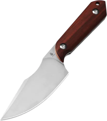 Vista 13 de Kizer Mini Harpoon Cuchillo de hoja fija con funda, cuchillo de caza de hoja de 3 V con mango de micarta, cuchillos pequeños EDC de hoja fija