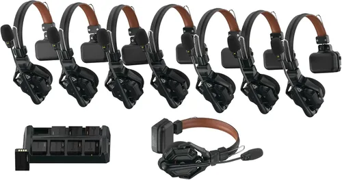 Vista 13 de Auriculares inalámbricos estéreo master Hollyland Solidcom C1 Pro ENC dúplex completo de 335m comunicación de equipo con silenciamiento PTT