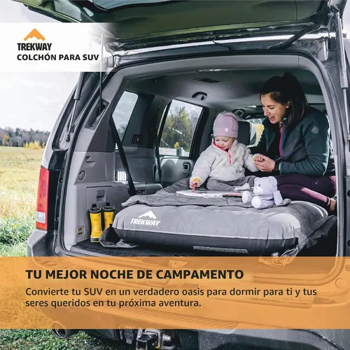 Vista 8 de Offroading Gear Colchón de aire inflable para SUV/Van con cámaras laterales – cama de camping para coche – para 4Runner, Outback, Forester