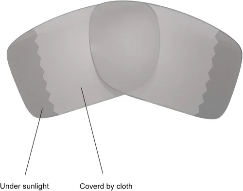 Vista 2 de Walleva Lentes de repuesto para gafas de sol Oakley de doble filo, múltiples opciones disponibles (transiciónfotocrómico - polarizadas)