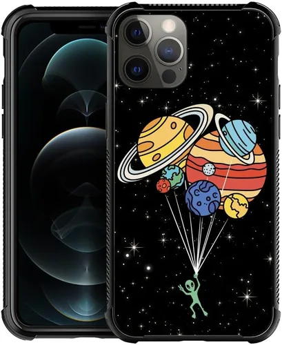 Vista 8 de Funda compatible con Google Pixel 4A 5G, sistema solar de globo alienígena, diseño de patrón increíble, a prueba de golpes, antiarañazos, carcasa