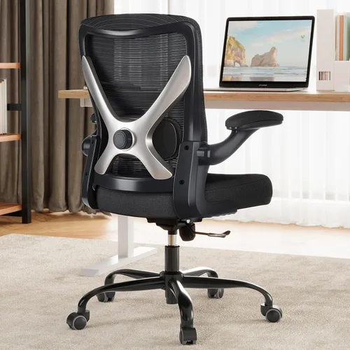 Vista 9 de Ergalithic Silla ergonómica de oficina – Sillas de escritorio de computadora en forma de X cómodas, silla de juegos de malla con respaldo alto