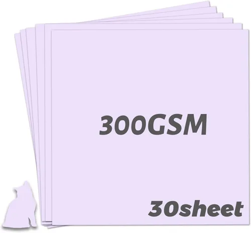 Vista 8 de YINUOYOUJIA Cartulina 12 x 12 pulgadas Papel grueso 30 hojas, cartulina negra de 250 g/m²/92 lb