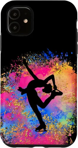 Vista 8 de Rainbow Ice Skating Dancer Figure Skate Skate Colorful Cute Case for iPhone 17