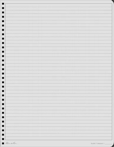 Vista 3 de Cuaderno con espiral lateral Rite in the rain all-weather, 8 1/2" x 11", patrón universal (N.° 373-MX), Negro