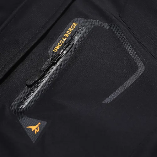 Vista 5 de MOERDENG - Chaqueta de esquí para mujer resistente al agua abrigo de invierno para nieve cortavientos de montaña con capucha