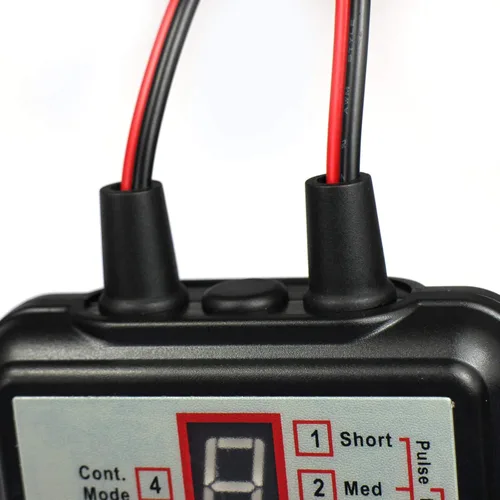 Vista 4 de allsun Probador de inyector universal de combustible de 12 V con adaptador, 4 modos de pulso, pantalla LED para diagnóstico automático del sistema