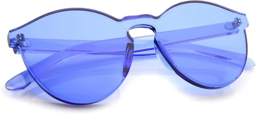 Vista 4 de ZeroUV - Gafas de sol monocromáticas de una pieza sin mono de 2.362in