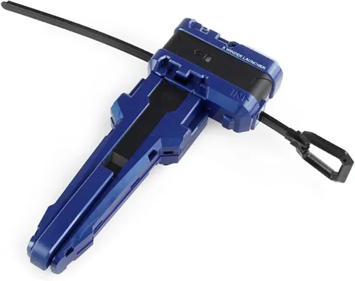 Vista 2 de Lanzador y agarre, Bey Battle Blade X String Launcher Grip (azul)