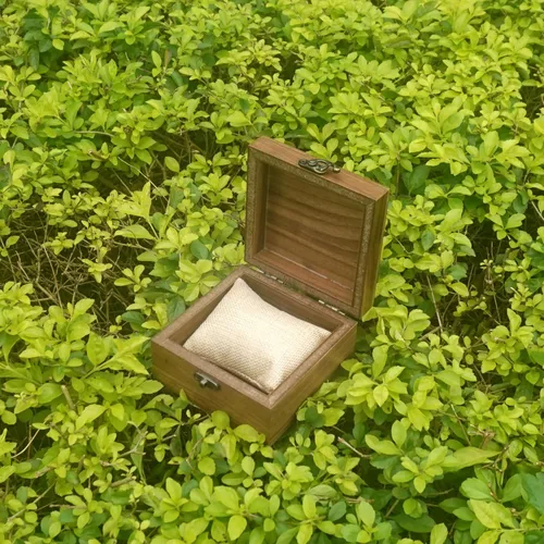 Vista 9 de Caja de Reloj de Color Nogal Caja de Joyería, Hecha a Mano para Recuerdos, Día del Padre, Día de la Madre, Aniversarios, Navidad, Caja del Día