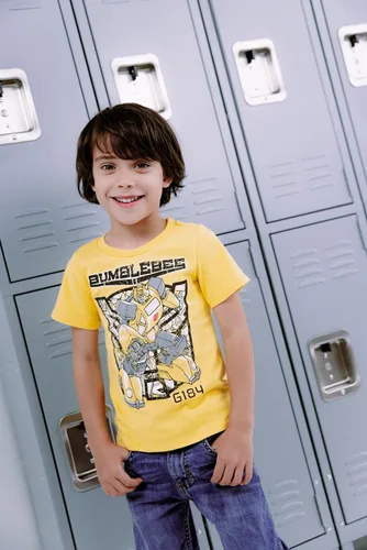 Vista 2 de Transformers Bumblebee Optimus Prime - Paquete de 3 camisetas para niños pequeños y grandes