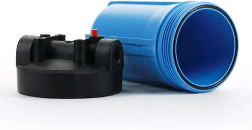 Vista 3 de Hydronix HF45-10BLBK34PR Carcasa del filtro de agua NSF enumerados puertos de 10" - 3/4" w/PR