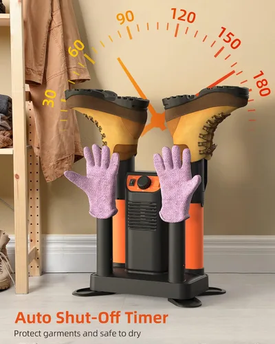 Vista 6 de xasla Boot Dryer Shoe Dryer, Glove Dryer & Boot Warmer with Heat Blower, Quick Drying for Work Boots, Ski Boots