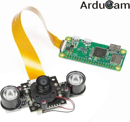 Vista 4 de Arducam Visión diurna y nocturna para cámara Raspberry Pi, conmutación automática de corte IR para todo el día, soporte para todos los modelos, LED