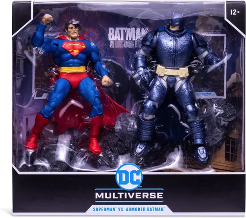 Vista 15 de DC Multiverse Superman vs. Batman (The Dark Knight Returns) - Figura de acción de 7 pulgadas