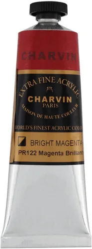 Vista 115 de Charvin Pintura acrílica profesional extrafina – verde absenta, tubo de 2.1 fl oz, pigmentos de triple fresado, resistente a la luz, pinturas