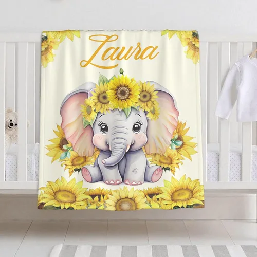 Vista 17 de Manta de bebé personalizada para niñas y niños, manta de bebé personalizada con nombre para niños pequeños, niños, ducha, recién nacidos, guardería