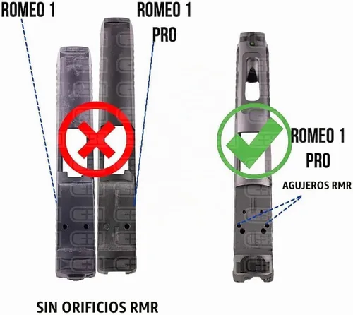 Vista 2 de C+H Placa adaptadora de óptica de precisión para SIG P320 RX/Pro Series
