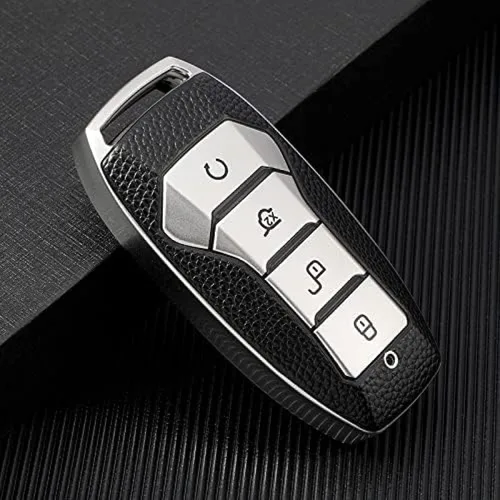 Vista 4 de Funda de cuero TPU para llave de coche, para BYD Lied Han Ev Tang Dm Qin Plus Song Pro MAX Yuan Car Protector Accesorios
