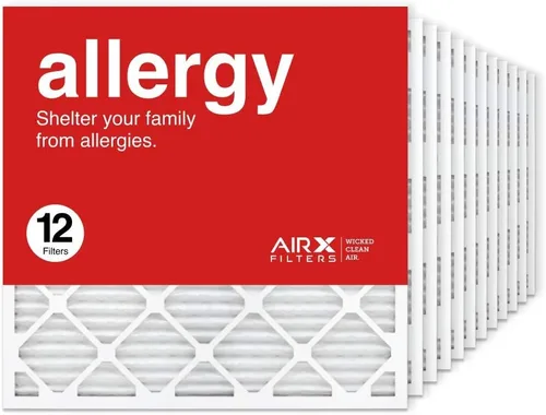 Vista 2 de AIRx Filters Filtro de aire MERV 11 plisado HVAC de 10 x 10 x 1 para caldera, paquete de 12 unidades, fabricado en los Estados Unidos