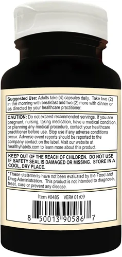 Vista 4 de Healthy Habits StrictionBP Botella 120 Cápsulas Vegetales