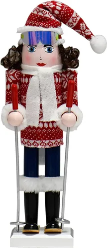 Vista 11 de Soldados Americanos Cascanueces Decoraciones Navideñas - Figuras de Madera Hechas a Mano de 15 Pulgadas con Camuflaje Temática Navideña para Mesa