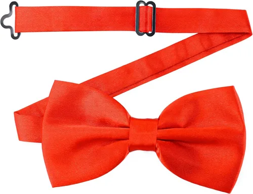 Vista 2 de SURVODJA Pajarita para hombre, longitud ajustable, pajaritas de satén para boda