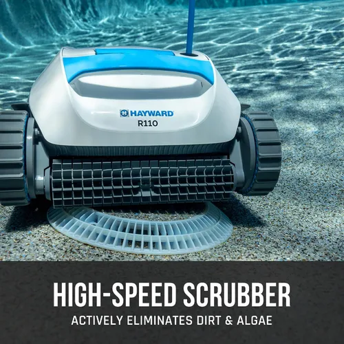 Vista 8 de Hayward The Pool Cleaner R110 - Limpiador robótico (2024) - Cesta fácil de limpiar de carga superior, navegación inteligente, temporizador