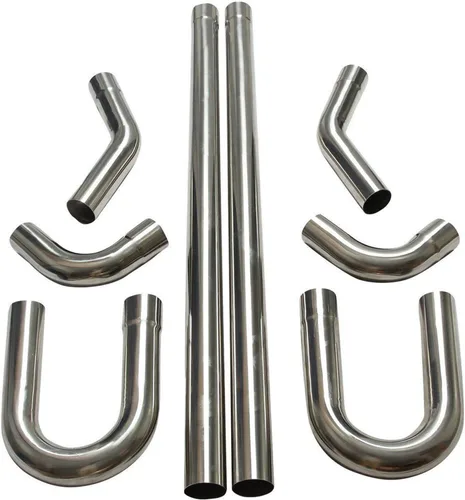 Vista 7 de Acero inoxidable T304 Universal 8PCS 2.5" DIY Mandril Tubo recto y U-Bend Kit