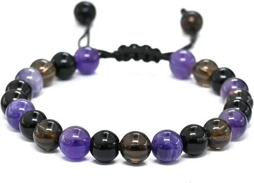 Vista 27 de Pulsera del zodiaco de cristales curativos