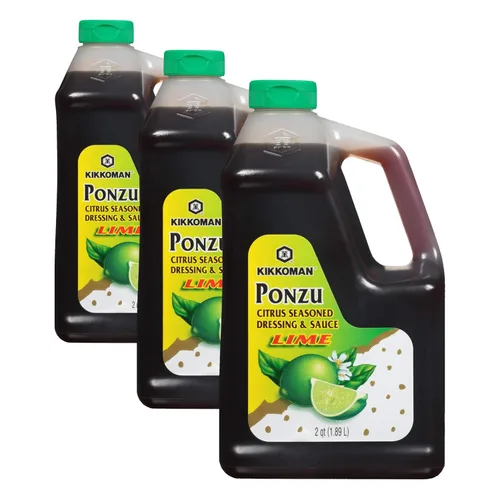 Vista 7 de Kikkoman Botella de plástico Ponzu Lime FS, 64 onzas líquidas