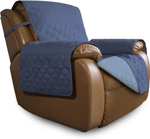 Vista 322 de Easy-Going - Funda reversible para sofá, resistente al agua, con varillas de espuma y correas elásticas, protector de muebles para mascotas y perros