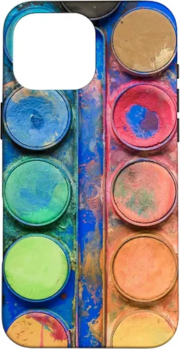Vista 19 de Caja de paleta de pintura de acuarela - Funda de regalo divertida para artista/pintor/arte para iPhone 17